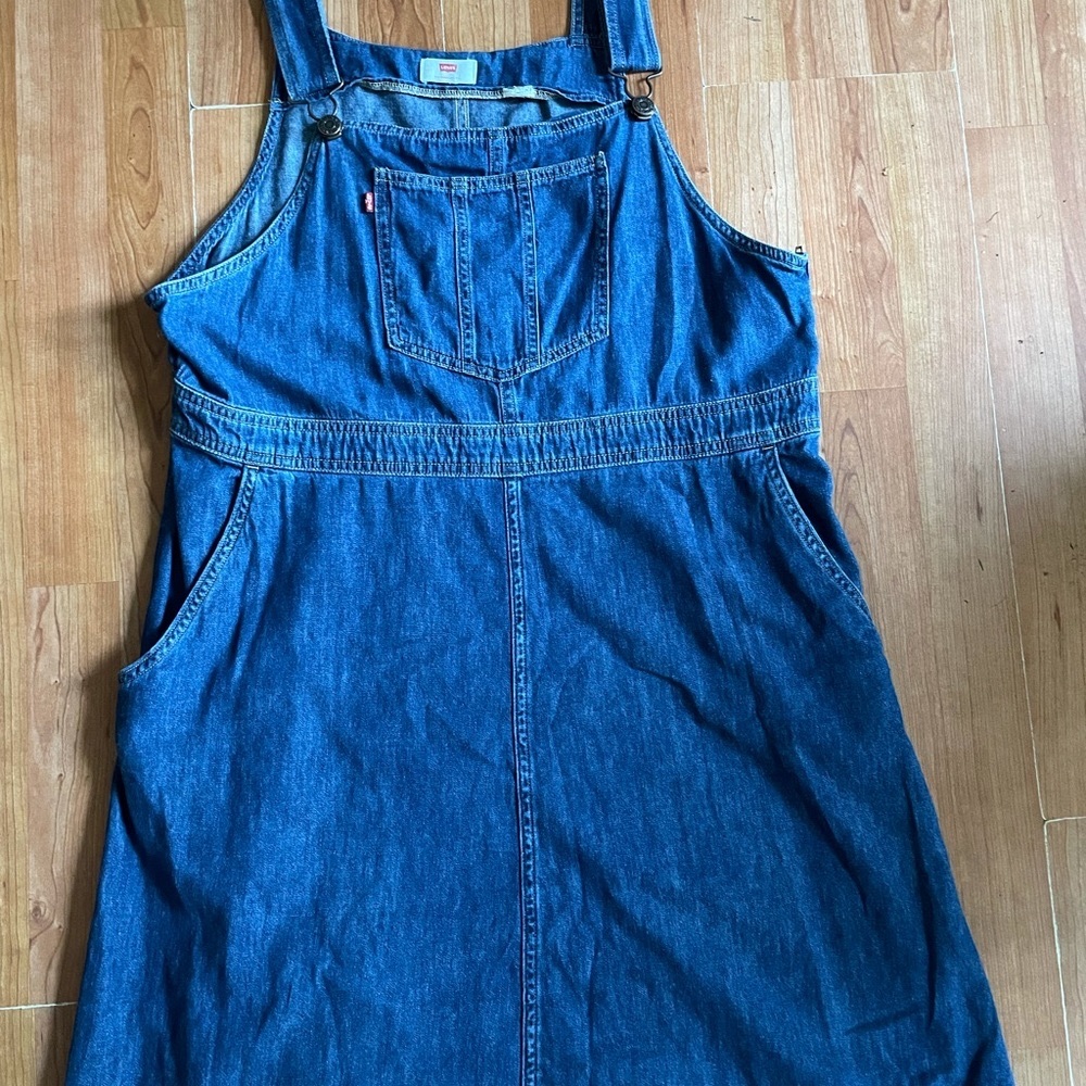 Levi’s Blue Overall Dress L/XL